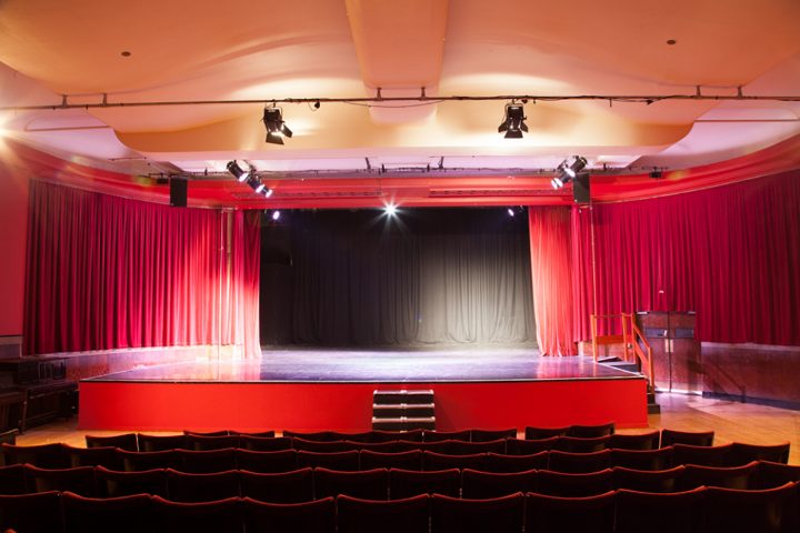 View of the Toynbee Studios Theatre stage