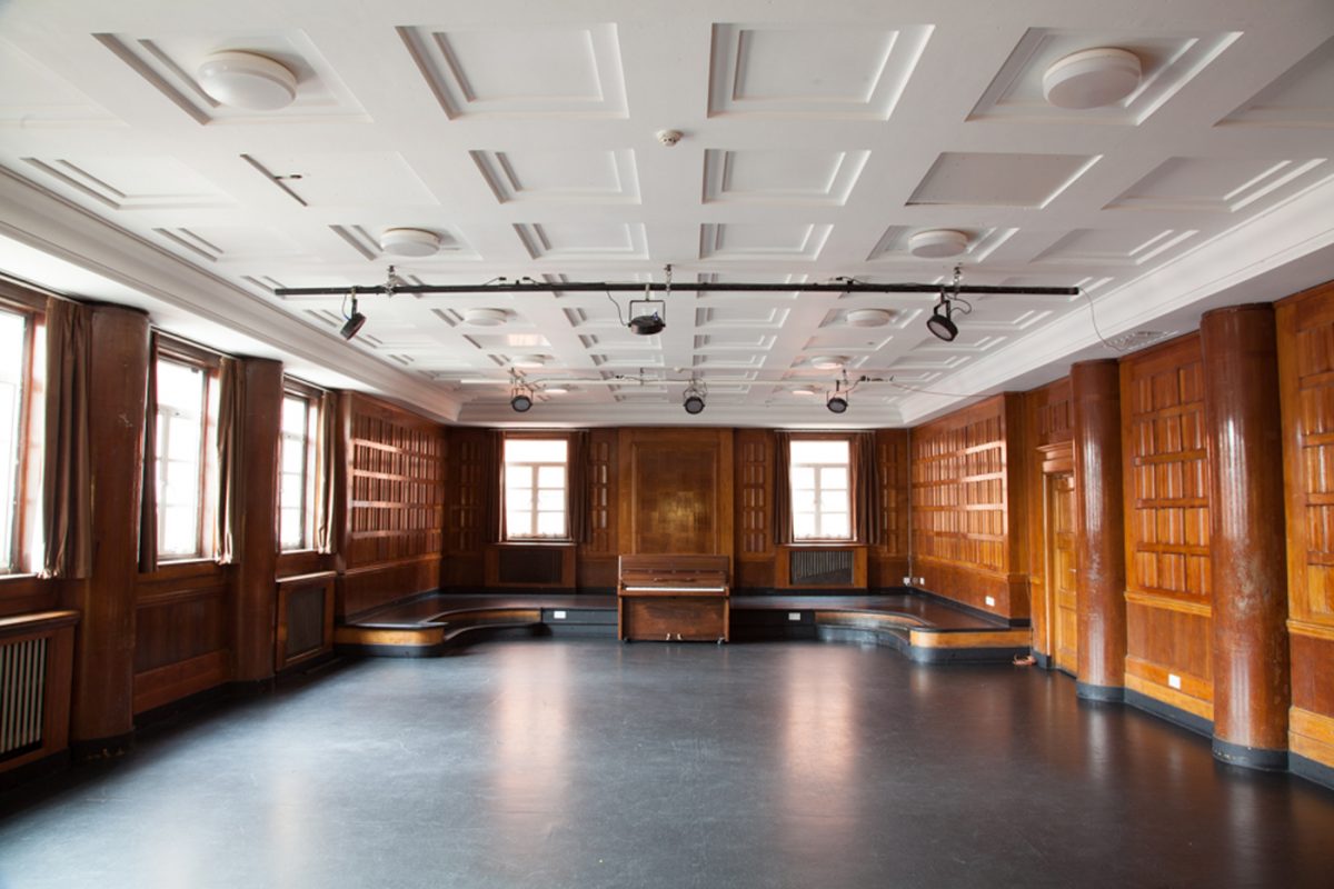 Interior of the Court Room at Toynbee Studios