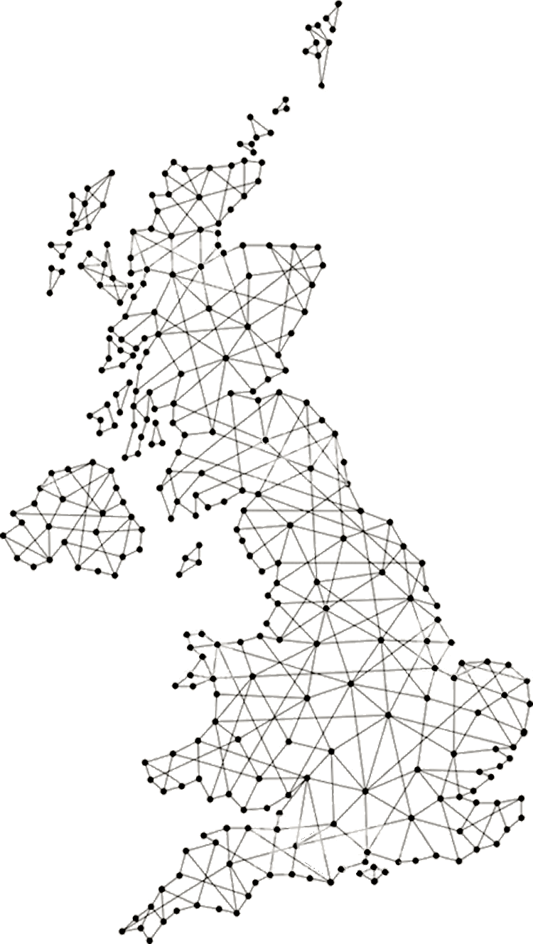 UK network map